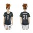 Womens Germany #21 Gundogan Away Soccer Country Jersey