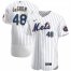 New York Mets #48 Jacob deGrom Mens Nike White Home 2020 Authentic Player MLB Jersey