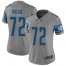 Nike Detroit Lions #72 Halapoulivaati Vaitai Gray Womens Stitched NFL Limited Inverted Legend Jersey