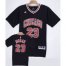 Chicago Bulls #23 Michael Jordan Black Short Sleeve Stitched NBA Jersey