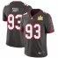 Tampa Bay Buccaneers #93 Ndamukong Suh Youth Super Bowl LV Champions Patch Nike Pewter Alternate Vapor Limited Jersey