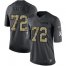 Nike Detroit Lions #72 Halapoulivaati Vaitai Black Mens Stitched NFL Limited 2016 Salute to Service Jersey