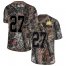 Nike Tampa Bay Buccaneers #27 Ronald Jones II Camo Youth Super Bowl LV Champions Patch Stitched NFL Limited Rush Realtree Jersey