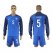 France #5 Sakho Home Long Sleeves Soccer Country Jersey