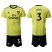 Arsenal #3 Gibbs Yellow Soccer Club Jersey