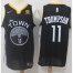 Nike Golden State Warriors #11 Klay Thompson Black Statement Edition NBA Swingman Jersey