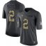 Nike Pittsburgh Steelers #2 Mason Rudolph Black Mens Stitched NFL Limited 2016 Salute To Service Jersey