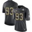Nike Tampa Bay Buccaneers #93 Ndamukong Suh Black Youth Super Bowl LV Bound Stitched NFL Limited 2016 Salute to Service Jersey