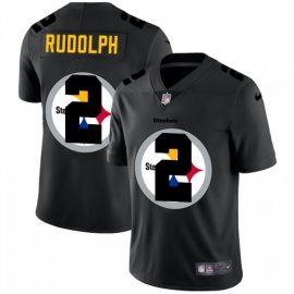 Pittsburgh Steelers #2 Mason Rudolph Mens Nike Team Logo Dual Overlap Limited NFL Jersey Black
