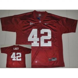Alabama Crimson Tide 42 Eddie Lacy Crimson College Football Jersey