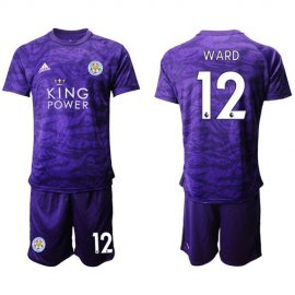 Leicester City #12 Ward Purple Goalkeeper Soccer Club Jersey