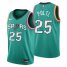 Nike San Antonio Spurs #25 Jakob Poltl Mens 2022-23 City Edition NBA Jersey – Cherry Blossom Teal Mens