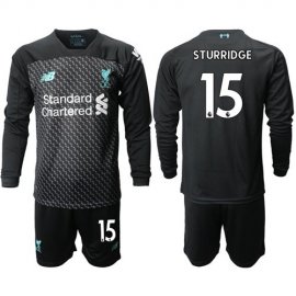 Liverpool #15 Sturridge Third Long Sleeves Soccer Club Jersey