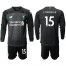 Liverpool #15 Sturridge Third Long Sleeves Soccer Club Jersey