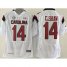Fighting Gamecocks #14 Connor Shaw White SEC Patch Stitched NCAA Jersey