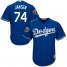 Los Angeles Dodgers #74 Kenley Jansen Blue Alternate 2018 World Series Womens Stitched MLB Jersey