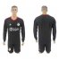 Ajax Blank Black Goalkeeper Long Sleeves Soccer Club Jersey