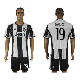 Juventus #19 Bonucci Home Soccer Club Jersey