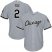 Chicago White Sox #2 Nellie Fox Grey Road Cool Base Stitched Youth MLB Jersey