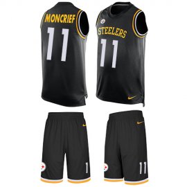 Nike Pittsburgh Steelers #11 Donte Moncrief Black Team Color Mens Stitched NFL Limited Tank Top Suit Jersey