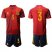 Spain #3 Pique Home Soccer Country Jersey