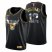 Chicago Chicago Bulls #12 Ayo Dosunmu Mens Golden Edition Diamond Logo 2021/22 Swingman Jersey – Black Mens