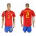 Spain #2 ODRIOZOLA Home 2018 FIFA World Cup Soccer Jersey