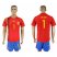 Spain #1 DE GEA Home 2018 FIFA World Cup Soccer Jersey