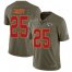 Nike Kansas City Chiefs #25 LeSean McCoy Olive Mens Stitched NFL Limited 2017 Salute To Service Jersey