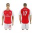 Arsenal #17 Iwobi Home Soccer Club Jersey