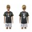 Germany #5 Hummels Away Kid Soccer Country Jersey