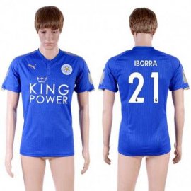 Leicester City #21 Iborra Home Soccer Country Jersey