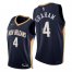 Nike New Orleans Pelicans #4 Devonte Graham Womens 2021-22 75th Diamond Anniversary NBA Jersey Navy Womens