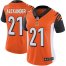 Nike Cincinnati Bengals #21 Mackensie Alexander Orange Alternate Womens Stitched NFL Vapor Untouchable Limited Jersey