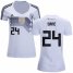 Womens Germany #24 Sane White Home Soccer Country Jersey