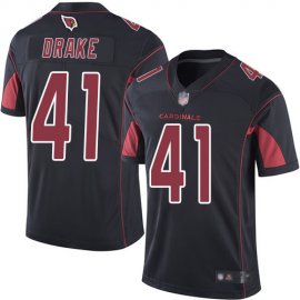 Nike Arizona Cardinals #41 Kenyan Drake Black Mens Stitched NFL Limited Rush Jersey