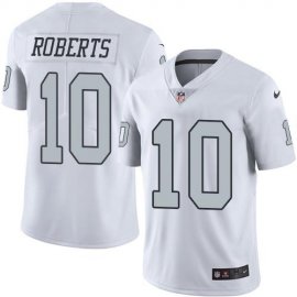 Nike Las Vegas Raiders #10 Seth Roberts White Mens Stitched NFL Limited Rush Jersey