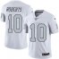Nike Las Vegas Raiders #10 Seth Roberts White Mens Stitched NFL Limited Rush Jersey