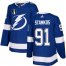 Adidas Tampa Bay Lightning #91 Steven Stamkos Blue 2022 Stanley Cup Final Patch Home Authentic Stitched NHL Jersey Mens