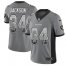 Nike Las Vegas Raiders #34 Bo Jackson Gray Mens Stitched NFL Limited Rush Drift Fashion Jersey