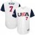 Team USA #7 Christian Yelich White 2017 World MLB Classic Authentic Stitched Youth MLB Jersey
