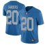 Nike Detroit Lions #20 Barry Sanders Blue Throwback Mens Stitched NFL Vapor Untouchable Limited Jersey