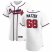 Atlanta Braves #68 Tyler Matzek Mens Nike White Home 2020 Authentic Player MLB Jersey