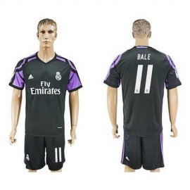 Real Madrid #11 Bale Sec Away Soccer Club Jersey