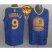 Warriors #9 Andre Iguodala Blue Crazy Light The Finals Patch Stitched NBA Jersey