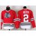 Chicago Blackhawks #2 Duncan Keith Red(White Skull) Stitched Youth NHL Jersey