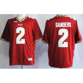 Florida State Seminoles FSU 2 Deion Sanders Red College Football NCAA Jerseys