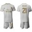 Real Madrid #21 Brahim White Home Soccer Club Jersey