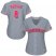 Cincinnati Reds #8 Joe Morgan Grey Road Womens Stitched MLB Jersey