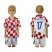 Croatia #17 Mandzukic Home Kid Soccer Country Jersey